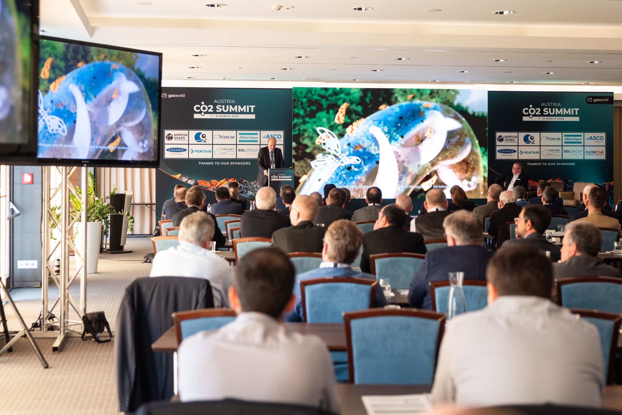 Eduardo Gil, President Nippon Gases during his opening keynote
