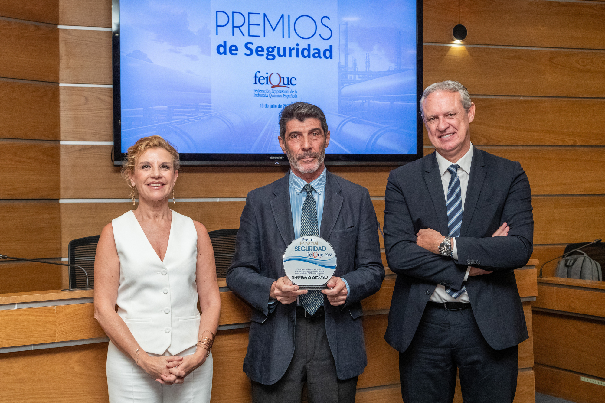 Nippon Gases recibe el Premio de Seguridad de FEIQUE por su excelencia