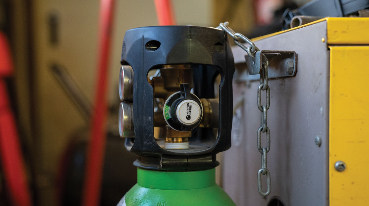 Plug&work, gassglaske, sveising, gassflasker med integrerte Plug and Work regulator 